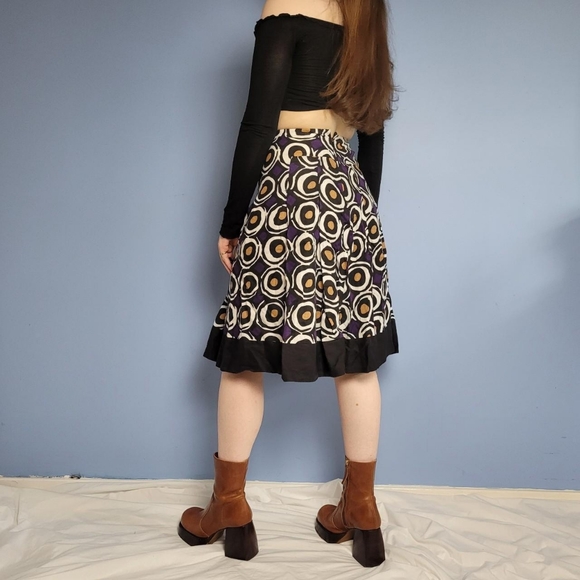 Hobbs purple midi skirt - Picture 7 of 8